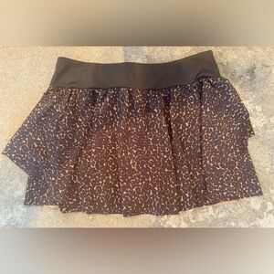 NWT Varley Adams Skort Cluster In Cluster Leopard Size XL